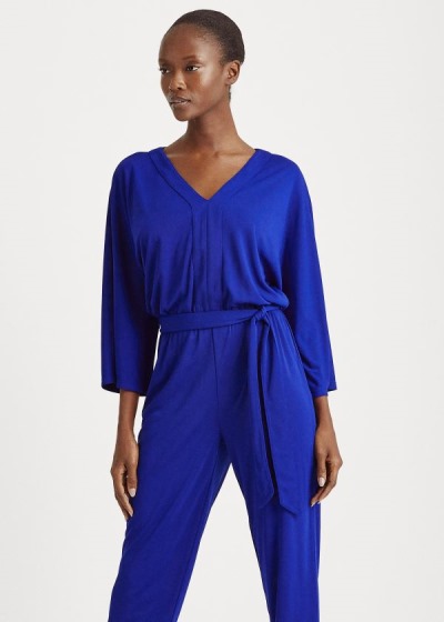 Ralph Lauren Jersey Dolman-Sleeve Jumpsuit Dame Danmark (EMXBU1209)